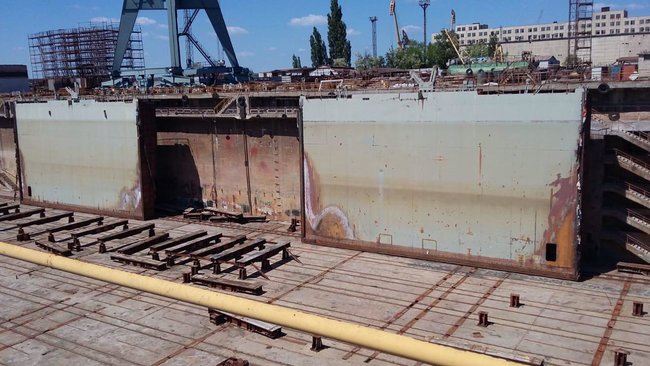 Арестованное имущество Николаевского судостроительного завода Океан режут на металлолом, - нардеп Скороход 06