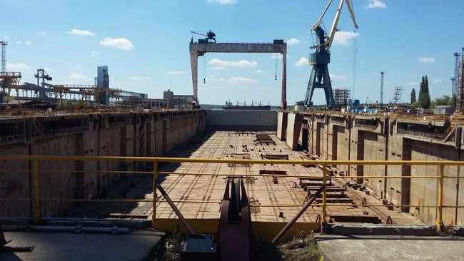 Арестованное имущество Николаевского судостроительного завода Океан режут на металлолом, - нардеп Скороход 08