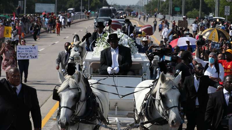Похороны Джорджа Флойда в США dqxikeidqxidqeant