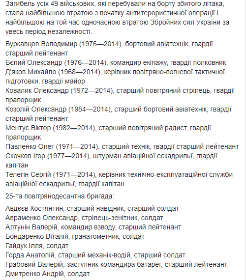 49 ангелов крылатой пехоты: в Украине с болью вспомнили трагедию с Ил-76 над Луганском