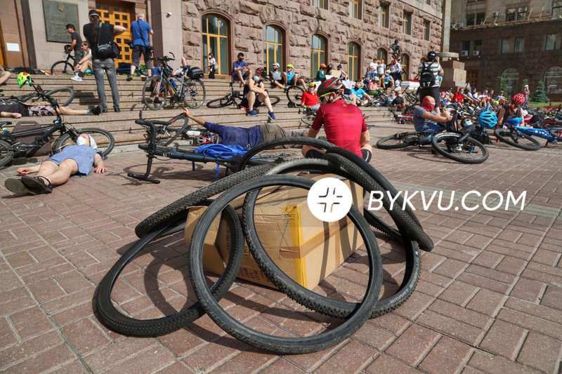 Протест велосипедистов