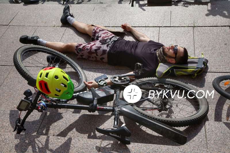 Протест велосипедистов