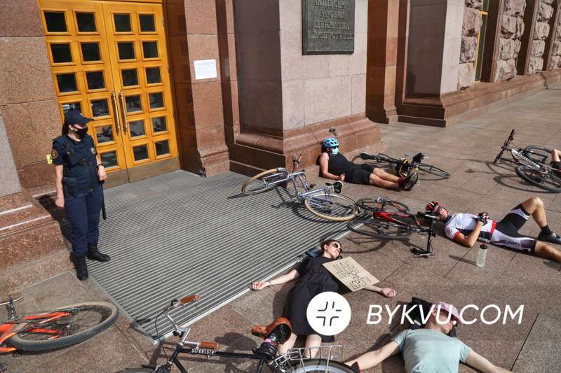 Протест велосипедистов