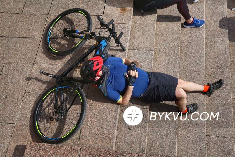 Протест велосипедистов