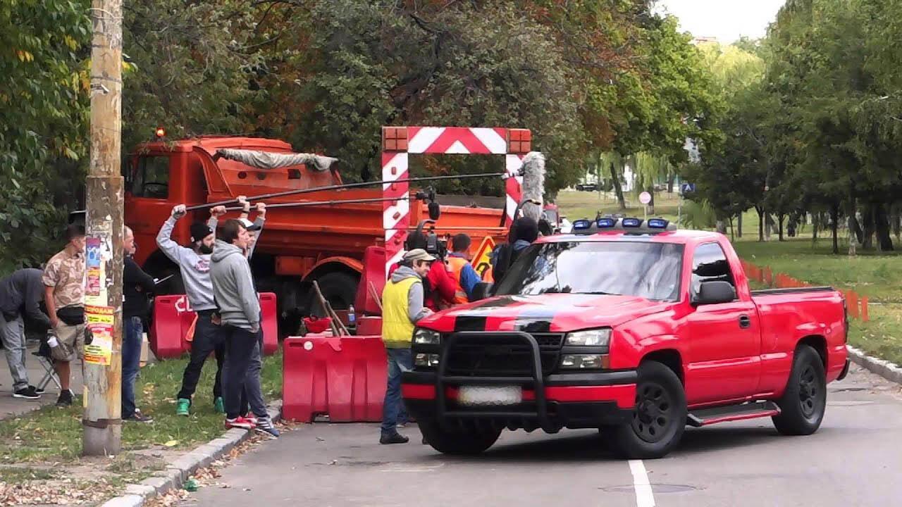 Chevrolet Silverado на съемках "Слуги народа"