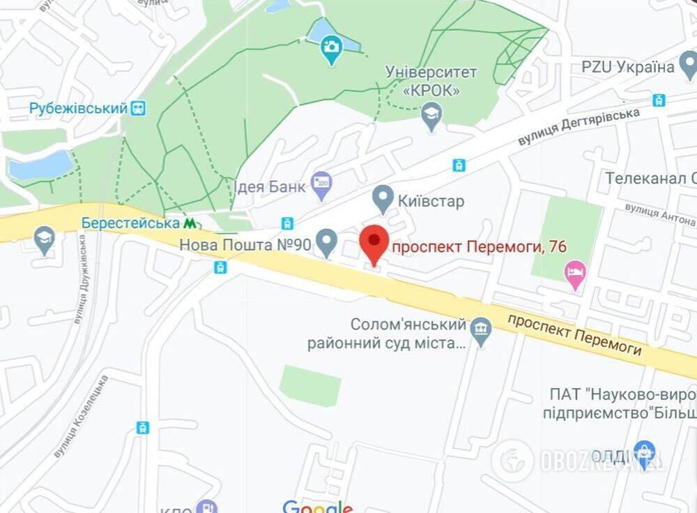 ЧП произошло на проспекте Победы в Киеве dqxikeidqxidqeant