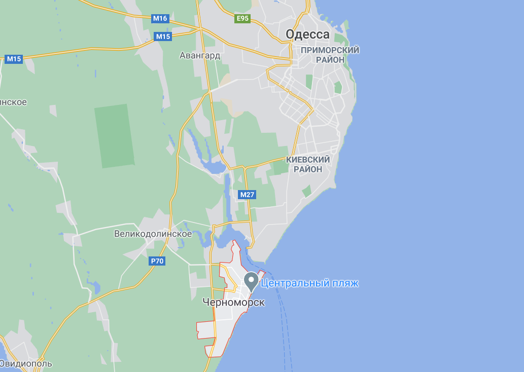 Мину нашли в Черноморске Одесской области