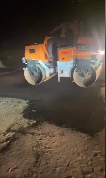 В Озерном срочно начали ремонт дорог перед приездом Зеленского. dqxikeidqxidqrant