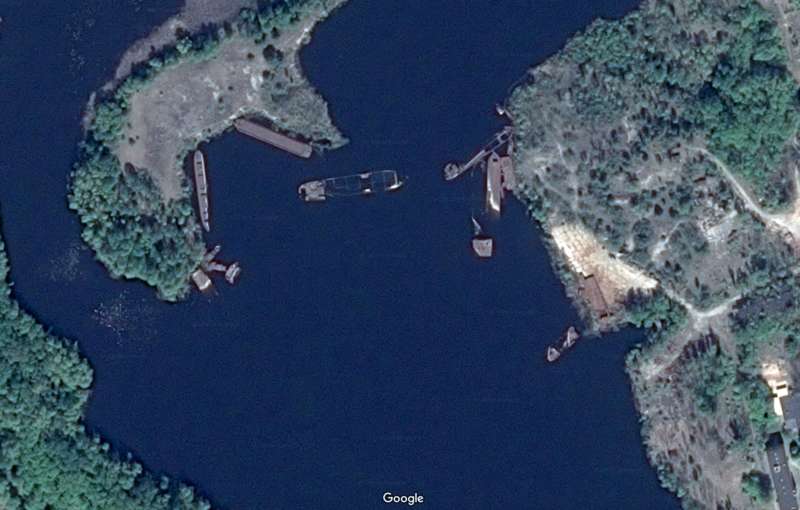 Кладбище кораблей в Чернобыле