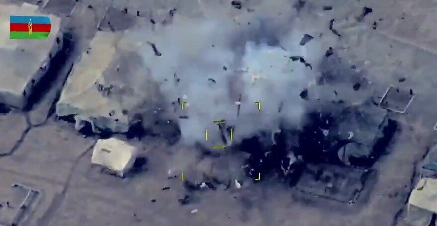 Азербайджан уничтожил армянский командный пункт. dqxikeidqxidqeant