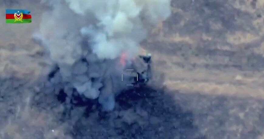 Уничтожение армянского танка.