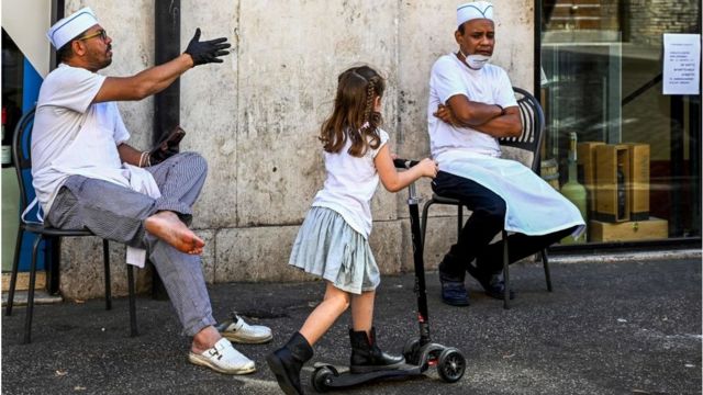 Римские повара на перекуре