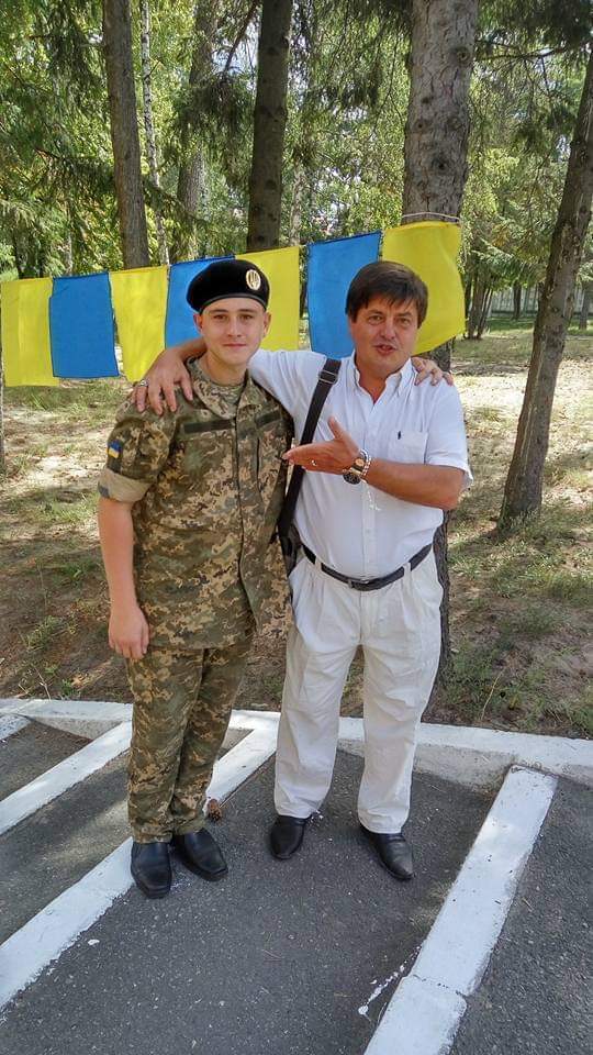 Эдуард Полянский и его опекун Андрей Павленко.