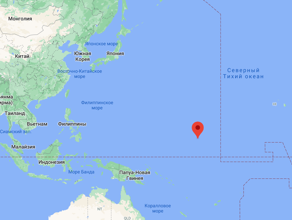 Маршалловы острова в Тихом океане. dqxikeidqxidqrant