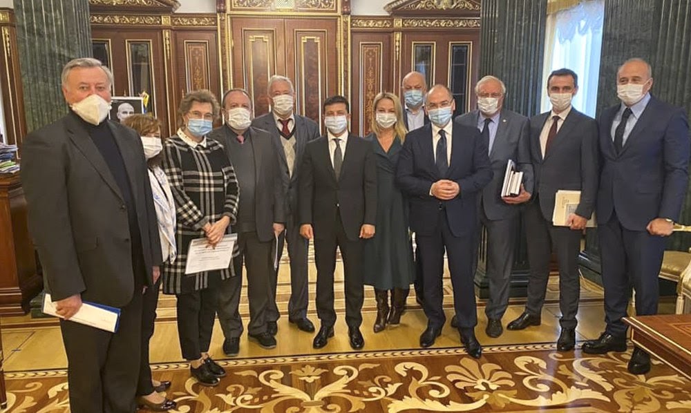 Під час зустрічі в Офісі президента, 20 жовтня 2020.