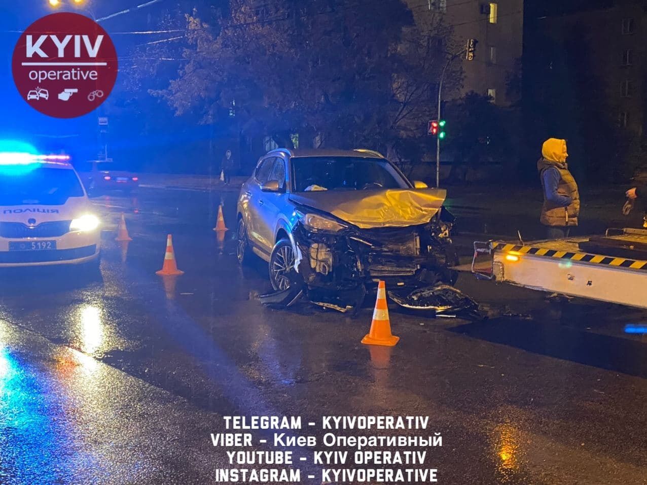 В результате ДТП на Виноградаре пострадал прохожий