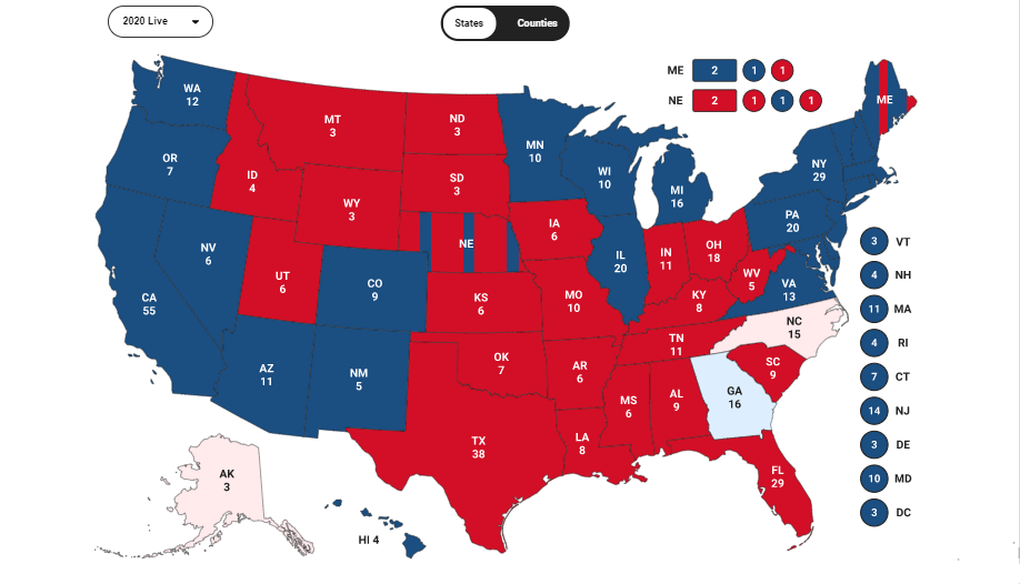 Голосование по Штатам