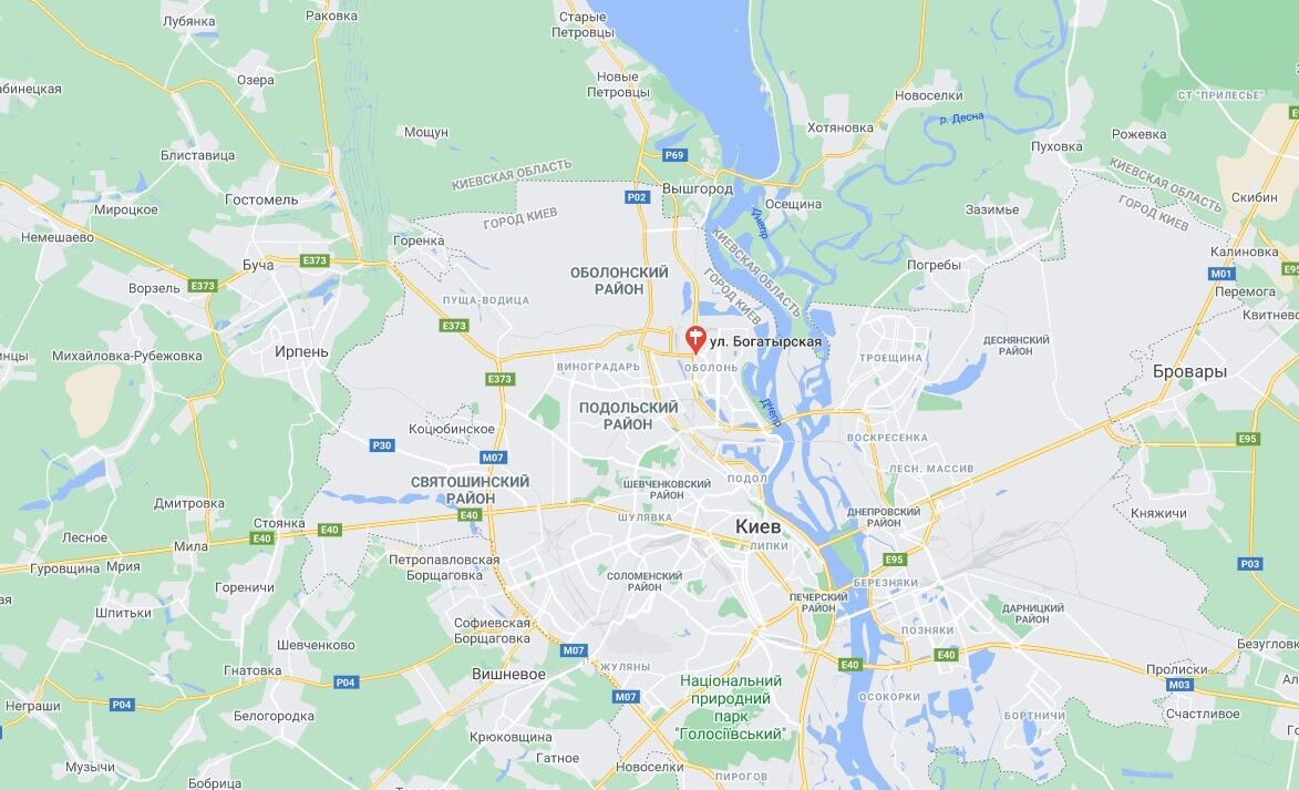 ДТП произошло на ул. Богатырской