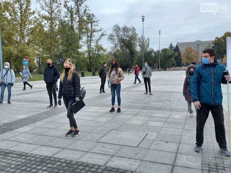 Акция против карантина выходного дня в Николаеве