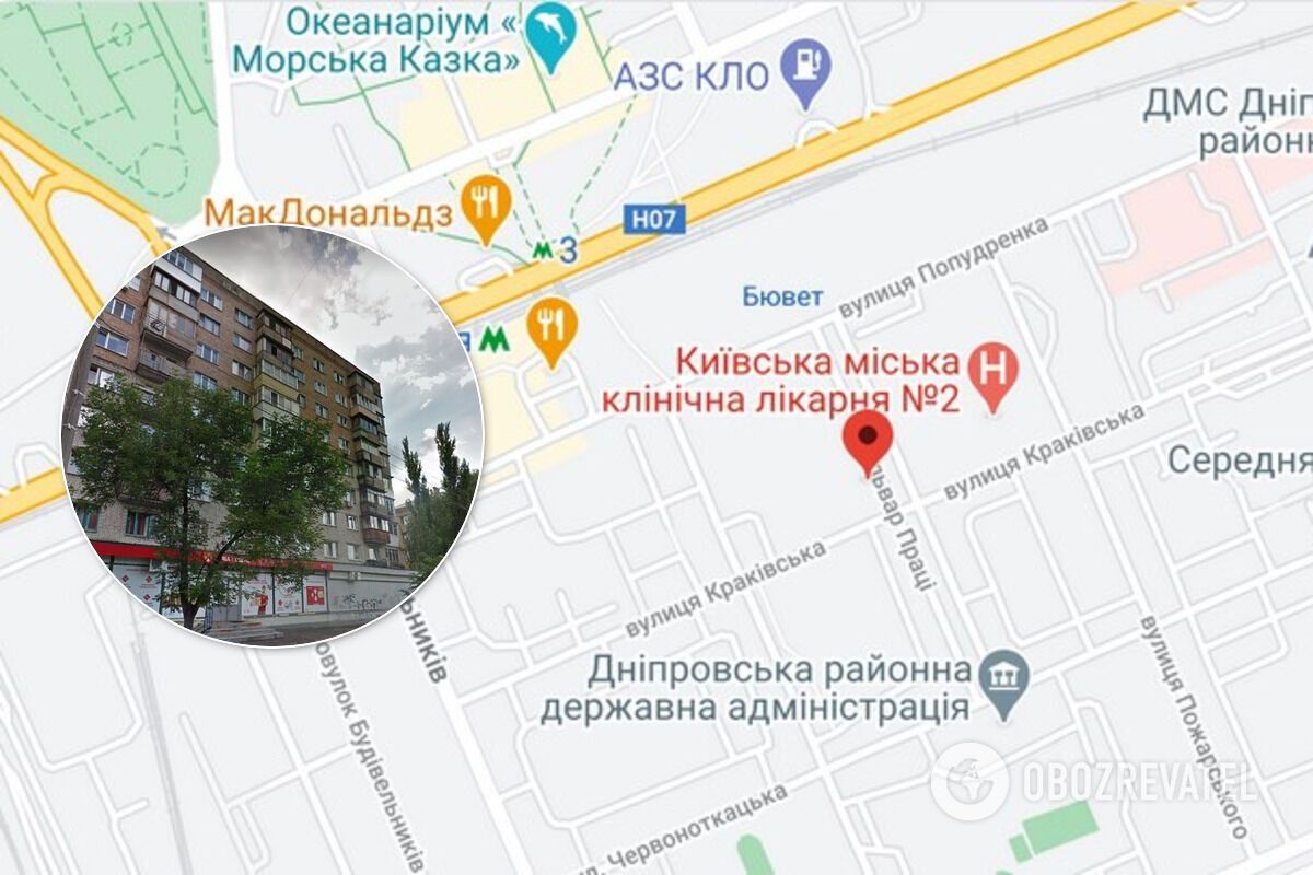 Нападение на женщину произошло на бульваре Труда в Днепровском районе dqxikeidqxidqeant