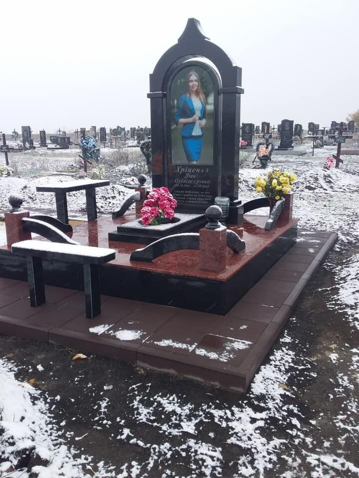 Могила Дианы Хриненко
