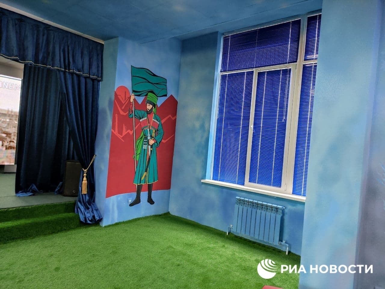 Чеченские герои заменили изображения Marvel в детском развлекательном центре