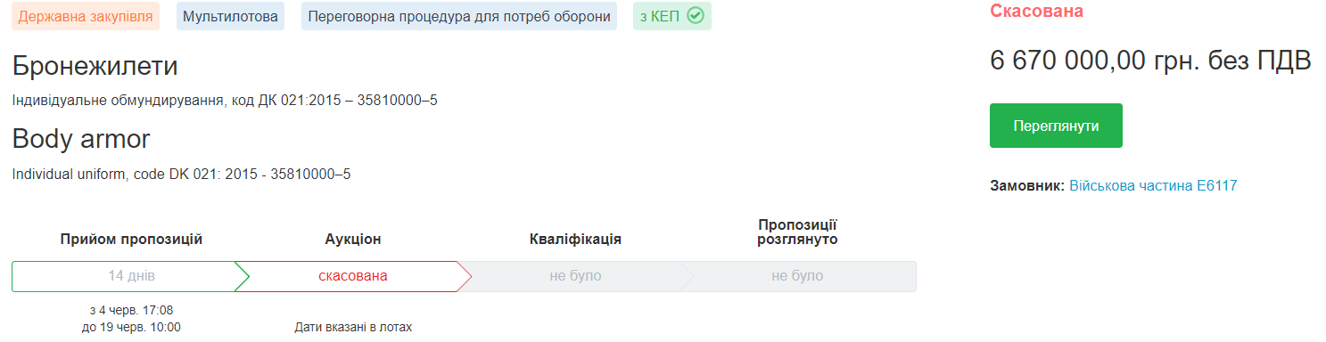 Министерство обороны Украины массово заморозило закупки для армии