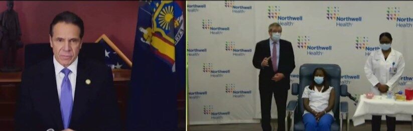 Процедура вакцинации транслировалась в прямом эфире. dqxikeidqxidqrant