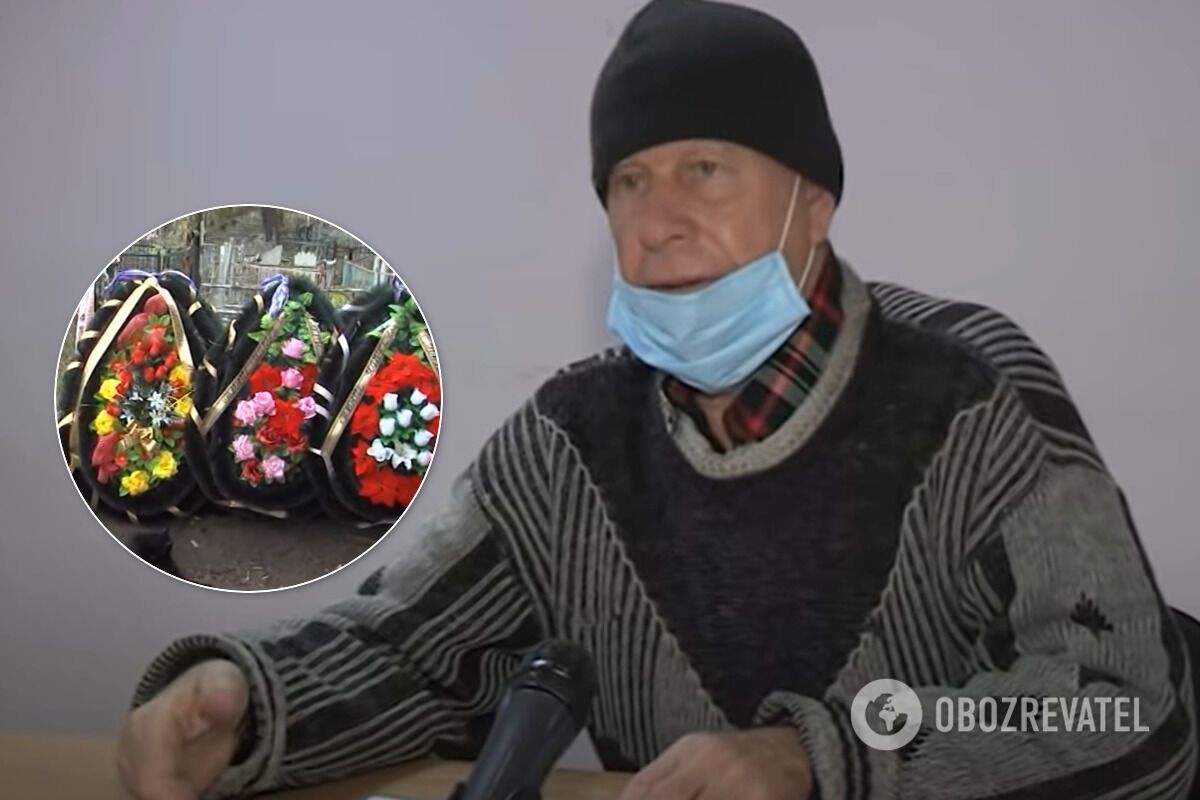 Николай Авраменко обнаружил, что на месте могилы его жены похоронили другую женщину dqxikeidqxidqeant