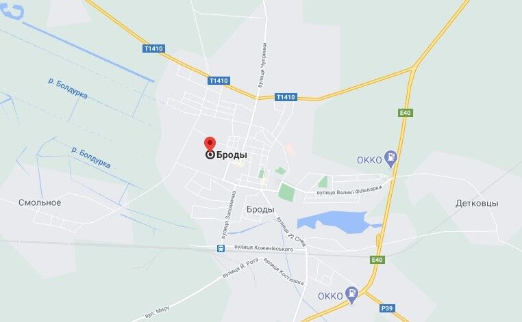 Инцидент произошел на улице Замковой