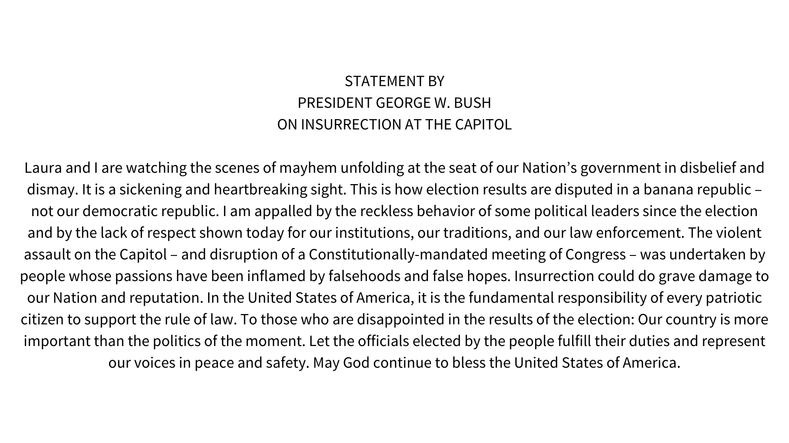     . : twitter.com/TheBushCenter