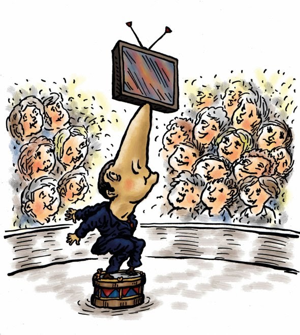 ”Цільова аудиторія Володимира Зеленського – безіменні діти. Саме так він бачить українців – дітьми. Й очікує інфантильної реакції – довірливості та слухняності”, – пише політолог Валентин Бушанський. Художник Володимир Казаневський бачить це так dqxikeidqxidqeant