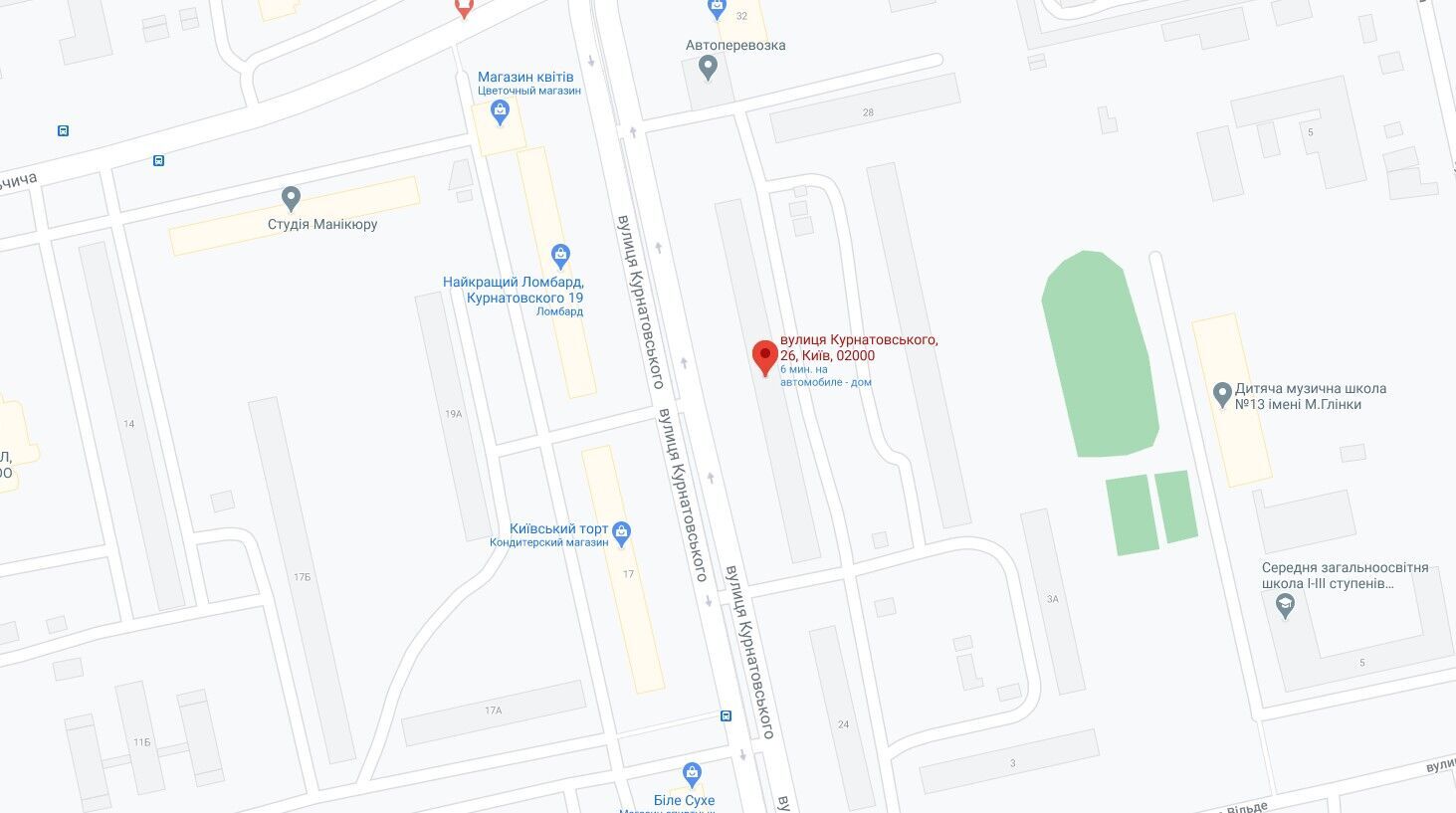 Дом расположен на улице Курнатовского. dqxikeidqxidqeant