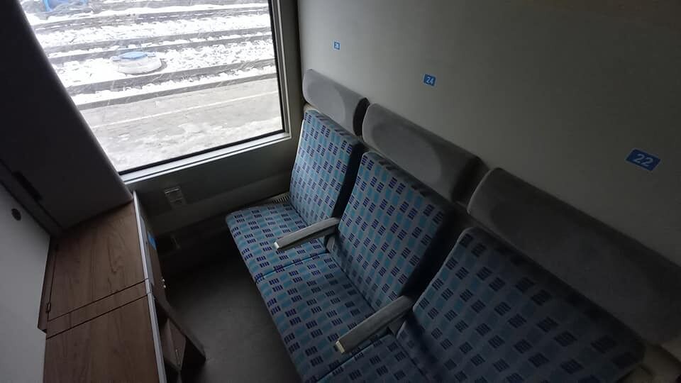 В сети показали элитное купе в поезде "Укрзалізниці" с душем и туалетом. Фото