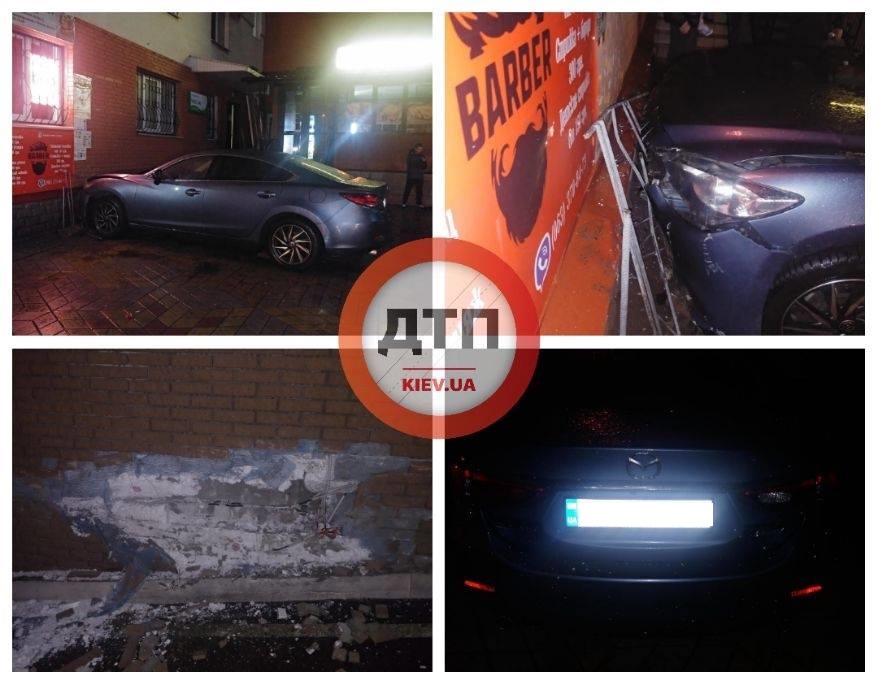 В Киеве девушка на скорости протаранила стену dqxikeidqxidqrant