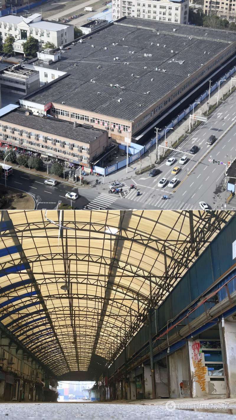 Сегодня рынок Хуанань в Ухане пустует