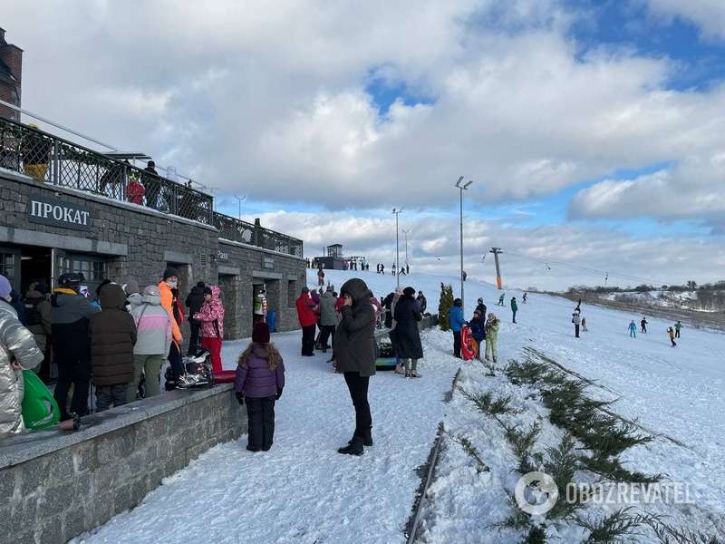 Лыжные трассы под Киевом