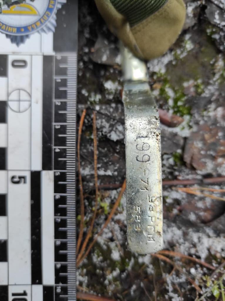 Осколки боеприпаса, что бросили в дом