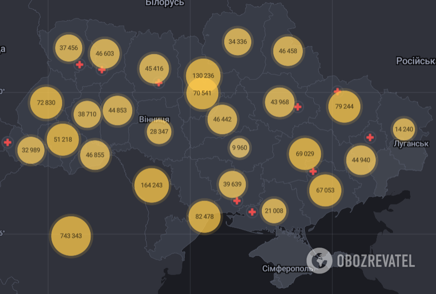 COVID-карта Украины