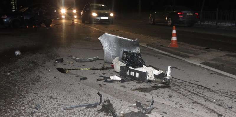 Последствия ДТП в Броварах