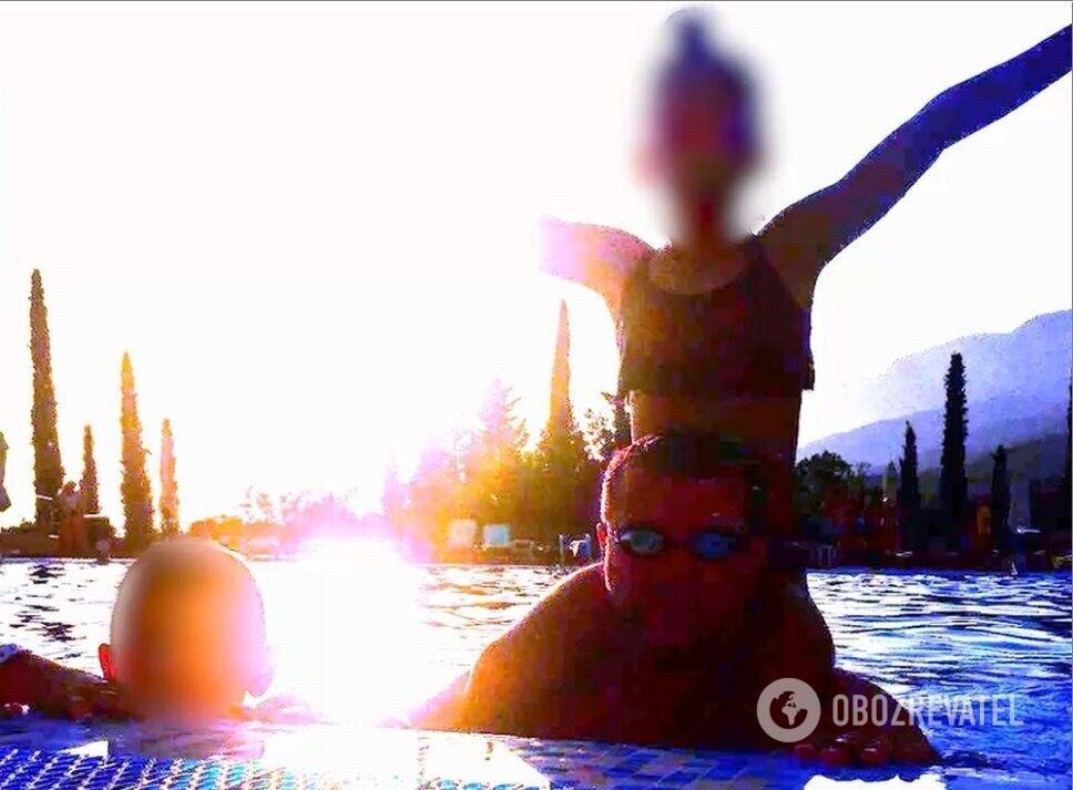 Начальник Центра спецопераций "МГБ ДНР" Василий Евдокимов на отдыхе в оккупированном Крыму