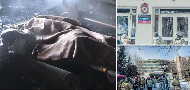 Кадры со взорванного кабинета, где находился