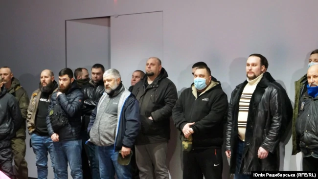 Вшанування пам’яті загиблих під Широкиним українських бійців, Дніпро, 10 лютого 2021 року