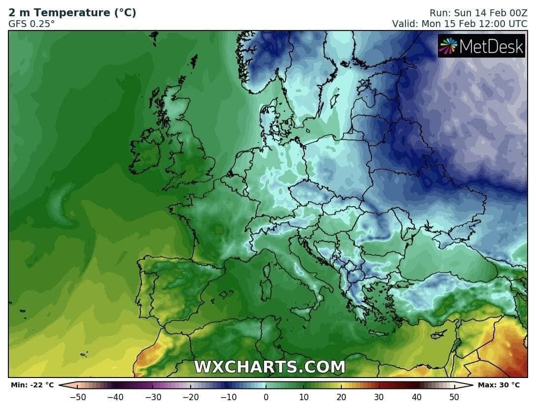 Сильные морозы продержатся в Украине еще неделю.