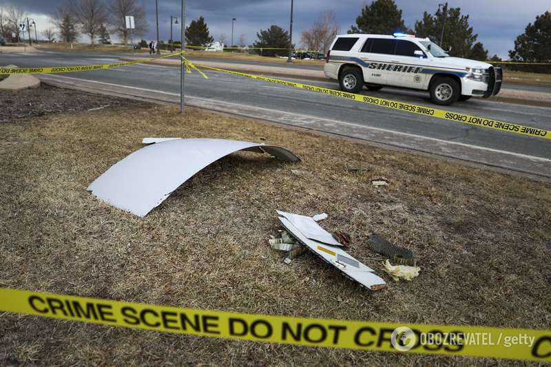 Обломки двигателя упали на дома dqxikeidqxidqeant