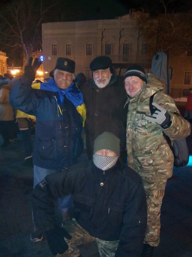 Малофеев во время Революции Достоинства. dqxikeidqxidqeant