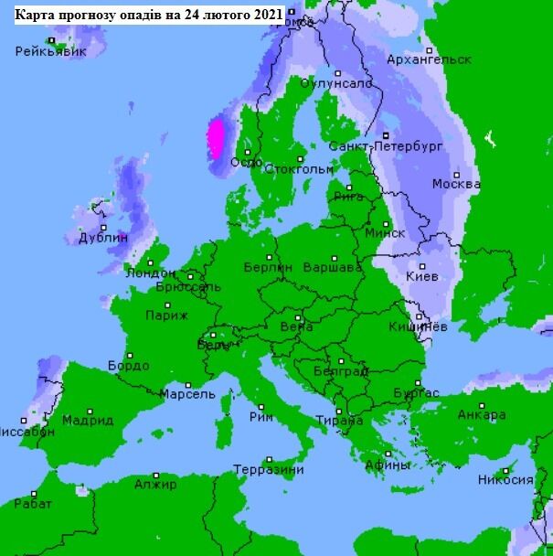 В Украину идет холодный фронт dqxikeidqxidqrant