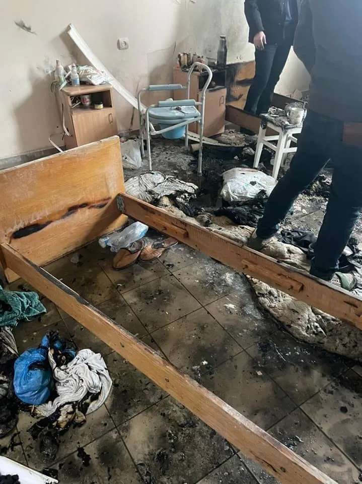 Палата, где произошел пожар dqxikeidqxidqrant