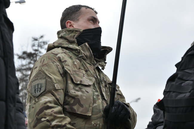 Чествования по случаю Дня добровольца на Михайловской площади в Киеве 06