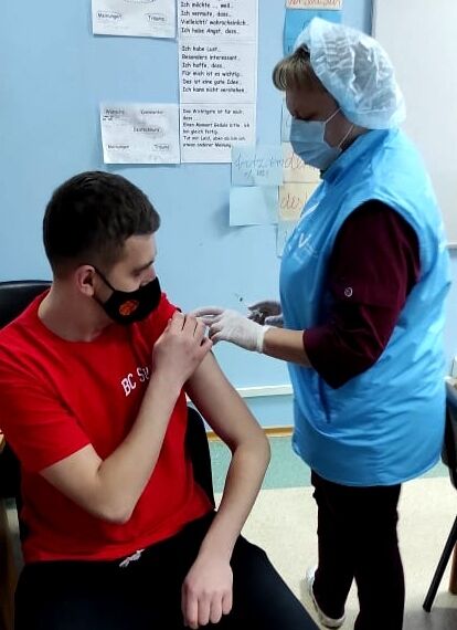 Баскетболисты во время вакцинации dqxikeidqxidqeant